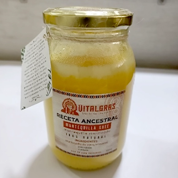Mantequilla Ghee de Vaca Artesanal 500 Gr