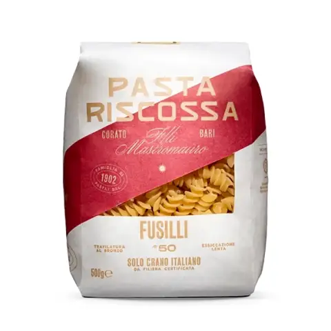 Pasta Premium Fusilli de Riscossa 500 Gr