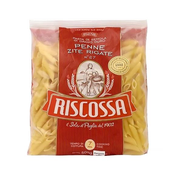 Pasta Riscossa Penne Zite Rigate 500 Gr